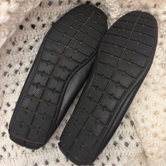 Made‎ ITALY BACCO BUCCI Muse Black Leather Bow Loafers Driver Shoes Men's Sz 11 - Picture 5 of 12